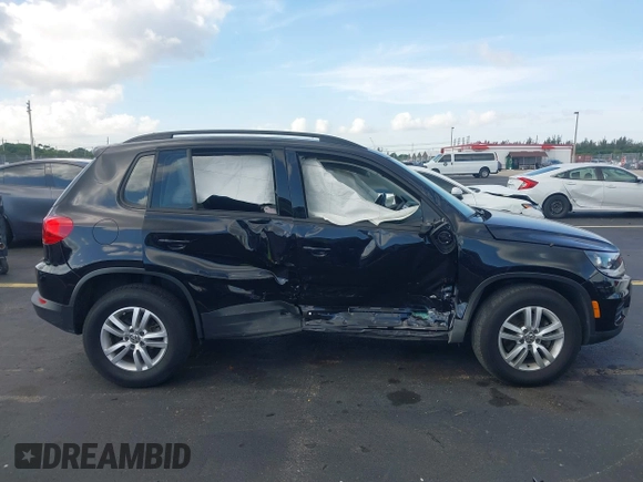 2017 Volkswagen Tiguan S with VIN WVGAV7AX5HW509161, listed as a IAAI auction lot 42537359 with 85,377 mi miles and . Bid and sale history available at DreamBid. Image 13.