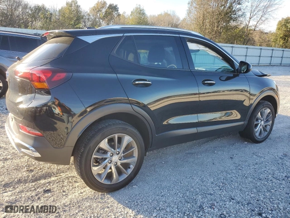 2023 Buick Encore GX Essence with VIN KL4MMGSL4PB158310, listed as a Copart auction lot 80319444 with 1,242 mi miles and Salvage Title. Bid and sale history available at carsss.com. Image 3.