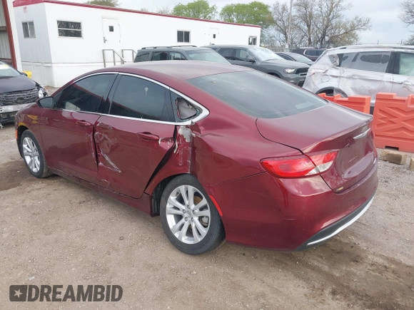 2015 Chrysler 200 Limited z VIN 1C3CCCAB8FN575131, wystawiony jako IAAI lot #42109879 z przebiegiem 104 384 mil mil oraz . Historia ofert i sprzedaży dostępna na DreamBid. Obrazek 3.