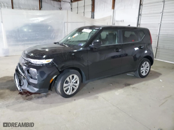 2021 Kia Soul LX with VIN KNDJ23AU3M7756470, listed as a Copart auction lot 79764664 with 96,453 mi miles and Salvage Title. Bid and sale history available at carsss.com. Image 1.
