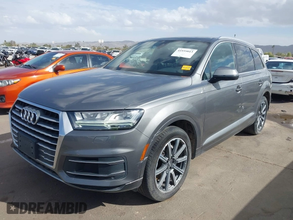 2017 Audi Q7 Premium Plus with VIN WA1LHAF74HD045487, listed as a IAAI auction lot 41939013 with 74,676 mi miles and . Bid and sale history available at DreamBid. Image 6.