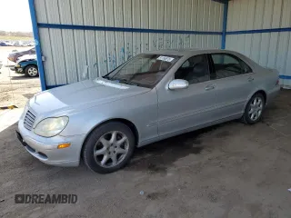 2003 Mercedes-Benz S-Class 5.0L with VIN WDBNG84J03A353791, listed as a Copart auction lot 51186875 with 234,626 mi miles and Clean Title. Bid and sale history available at carsss.com. Image 1.