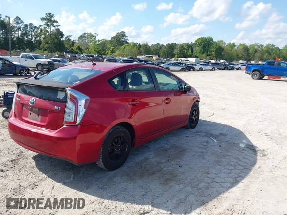 2013 Toyota Prius One with VIN JTDKN3DU9D0346093, listed as a IAAI auction lot 42022273 with 165,731 mi miles and . Bid and sale history available at DreamBid. Image 4.