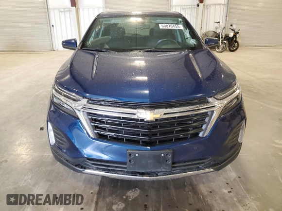 2022 Chevrolet Equinox LT with VIN 3GNAXUEV6NL189394, listed as a Copart auction lot 60070455 with 25,039 mi miles and Salvage title. Bid and sale history available at DreamBid. Image 5.