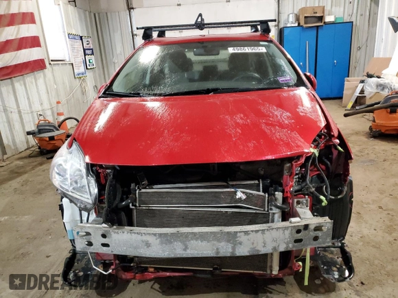 2013 Toyota Prius One with VIN JTDKN3DU5D5702946, listed as a Copart auction lot 49861965 with 189,145 mi miles and Salvage Title. Bid and sale history available at carsss.com. Image 5.