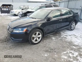 2012 Volkswagen Passat SE with VIN 1VWBH7A35CC047429, listed as a Copart auction lot 45800395 with 221,051 mi miles and Non Repairable. Bid and sale history available at carsss.com. Image 1.