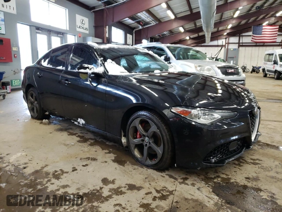 2017 Alfa Romeo Giulia with VIN ZARFAEDN0H7555470, listed as a Copart auction lot 43903823 with 99,753 mi miles. Bid and sale history available at carsss.com. Image 4.