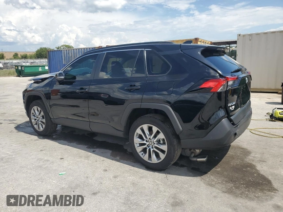 2025 Toyota RAV4 XLE Premium with VIN 2T3C1RFV5SW372661, listed as a Copart auction lot 58732625 with 14,426 mi miles and Salvage title. Bid and sale history available at DreamBid. Image 2.