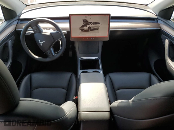 2024 Tesla Model Y Long Range с VIN 7SAYGDEE8RF983067, выставлен на аукционе Copart как лот 61217015 с пробегом 57 082 миль миль и Списание • Salvage title. История ставок и продаж доступна на DreamBid. Изображение 8.
