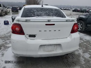 2013 Dodge Avenger with VIN 1C3CDZAB3DN562316, listed as a Copart auction lot 44443375 with 215,710 mi miles and Salvage Title. Bid and sale history available at DreamBid. Image 6.