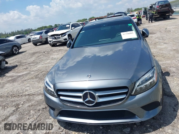 2019 Mercedes-Benz C 300 with VIN WDDWF8DB9KR506000, listed as a IAAI auction lot 41938881 with 101,922 mi miles and . Bid and sale history available at DreamBid. Image 6.
