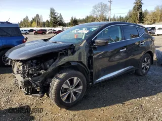 2019 Nissan Murano S with VIN 5N1AZ2MS1KN145292, listed as a Copart auction lot 51998125 with 56,963 mi miles and Salvage Title. Bid and sale history available at carsss.com. Image 1.