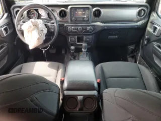 2021 Jeep Wrangler Unlimited Willys Sport with VIN 1C4HJXDG2MW564638, listed as a Copart auction lot 49881465 with 44,972 mi miles and Salvage title. Bid and sale history available at DreamBid. Image 8.