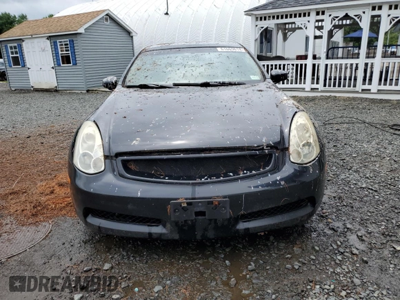 2007 Infiniti G35 Coupe with VIN JNKCV54E27M904435, listed as a Copart auction lot 84934364 with 0 mi miles and Non Repairable. Bid and sale history available at carsss.com. Image 5.