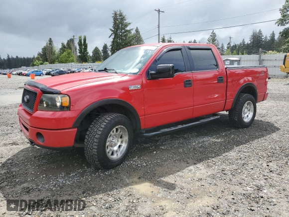 2006 Ford F-150 XLT with VIN 1FTPW14596KB43759, listed as a Copart auction lot 57687885 with Not provided miles and Salvage title. Bid and sale history available at DreamBid. Image 1.