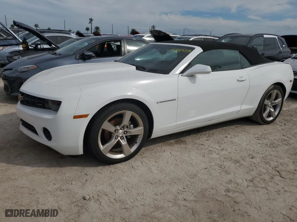 2012 Chevrolet Camaro 2LT with VIN 2G1FC3D39C9128019, listed as a Copart auction lot 76285234 with 0 mi miles and Salvage Title. Bid and sale history available at carsss.com. Image 1.