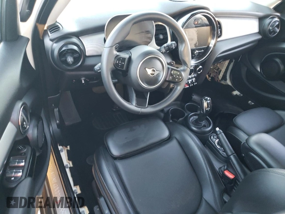 2023 MINI Hardtop 4 Door Cooper S with VIN WMW53DK01P2S63871, listed as a Copart auction lot 76006504 with 23,802 mi miles and Salvage title. Bid and sale history available at DreamBid. Image 8.