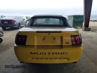 2004 Ford Mustang Deluxe with VIN 1FAFP444X4F116776, listed as a Copart auction lot 46214525 with 227,041 mi miles and Salvage Title. Bid and sale history available at carsss.com. Image 6.