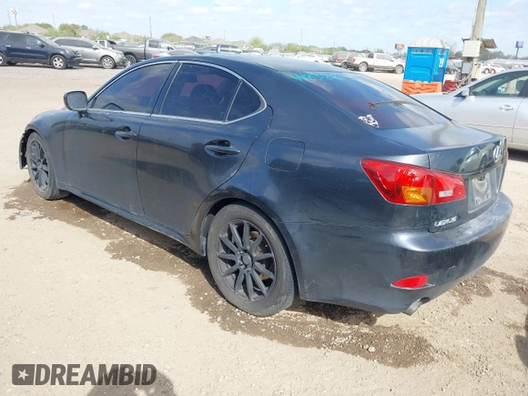 2006 Lexus IS 250 Manual with VIN JTHBK262865010292, listed as a IAAI auction lot 41832213 with 224,542 mi miles. Bid and sale history available at carsss.com. Image 3.