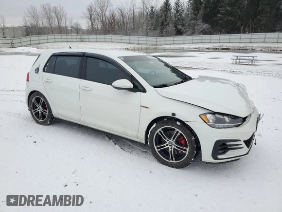 2018 Volkswagen Golf GTI S with VIN 3VW447AU7JM283489, listed as a Copart auction lot 37761624 with 95,843 mi miles. Bid and sale history available at carsss.com. Image 4.