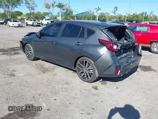 2024 Subaru Impreza Sport with VIN JF1GUAFC0R8277925, listed as a IAAI auction lot 41845176 with 29,171 mi miles. Bid and sale history available at carsss.com. Image 3.