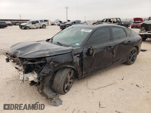 2023 Acura Integra w/A-Spec Package with VIN 19UDE4H31PA022989, listed as a Copart auction lot 44008855 with Not Provided miles and Salvage Title. Bid and sale history available at DreamBid. Image 1.
