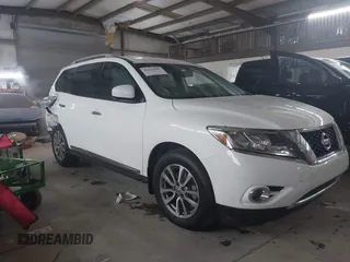2016 Nissan Pathfinder S with VIN 5N1AR2MN1GC638872, listed as a IAAI auction lot 41614587 with 92,975 mi miles and . Bid and sale history available at DreamBid. Image 13.