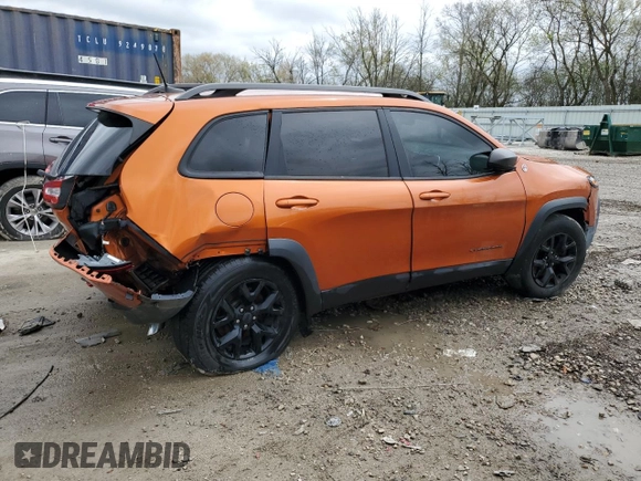 2016 Jeep Cherokee Trailhawk z VIN 1C4PJMBS6GW134052, wystawiony jako Copart lot #55398625 z przebiegiem 158 742 mil mil oraz Nie do naprawy • Non repairable. Historia ofert i sprzedaży dostępna na DreamBid. Obrazek 3.