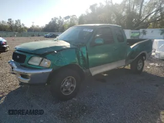 1997 Ford F-150 XL with VIN 1FTDX18W9VNC37219, listed as a Copart auction lot 46190755 with 280,588 mi miles and Salvage Title. Bid and sale history available at carsss.com. Image 1.
