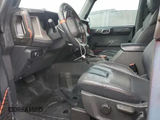 2023 Ford Bronco Raptor with VIN 1FMEE5JR7PLB79692, listed as a Copart auction lot 74881474 with 862 mi miles and Salvage Title. Bid and sale history available at carsss.com. Image 7.