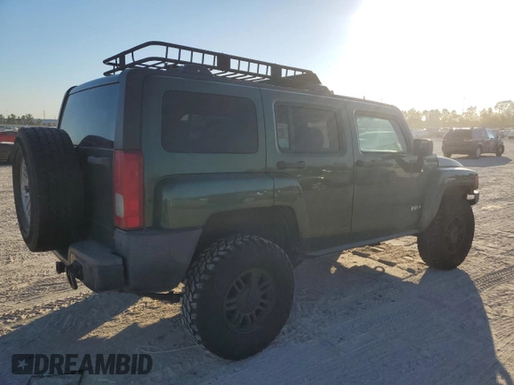2006 Hummer H3 with VIN 5GTDN136068123874, listed as a Copart auction lot 81121104 with 214,735 mi miles and Clean Title. Bid and sale history available at carsss.com. Image 3.