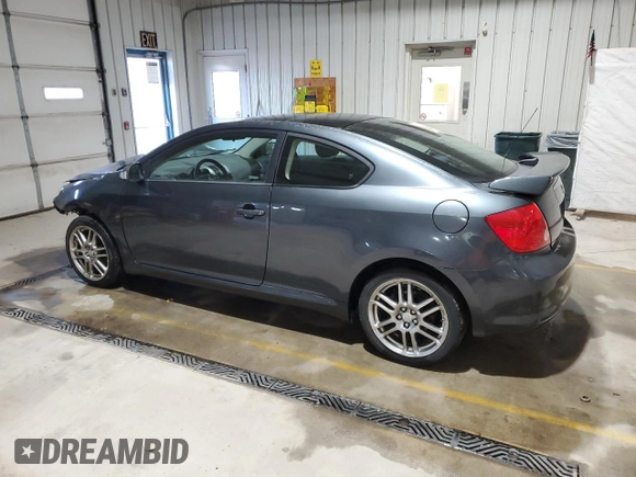 2007 Scion tC Spec with VIN JTKDE177170150763, listed as a Copart auction lot 86141794 with 124,259 mi miles and Salvage Title. Bid and sale history available at carsss.com. Image 2.