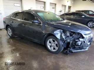 2015 Chevrolet Malibu LS with VIN 1G11B5SL7FF101876, listed as a Copart auction lot 43988505 with 136,289 mi miles and Salvage Title. Bid and sale history available at DreamBid. Image 4.