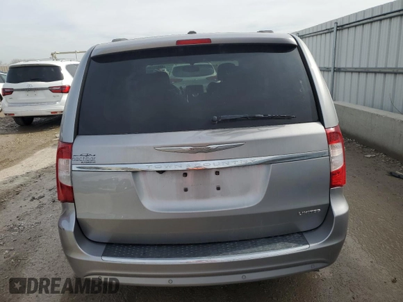 2013 Chrysler Town & Country Limited with VIN 2C4RC1GGXDR647749, listed as a Copart auction lot 43828335 with 107,298 mi miles and Salvage Title. Bid and sale history available at carsss.com. Image 6.