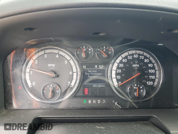 2012 Ram 1500 Sport with VIN 1C6RD7MT7CS315032, listed as a Copart auction lot 53685805 with 165,160 mi miles and Clean Title. Bid and sale history available at carsss.com. Image 9.