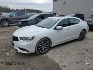 2018 Acura TLX with VIN 19UUB2F33JA010625, listed as a Copart auction lot 47128555 with 57,208 mi miles and Clean Title. Bid and sale history available at carsss.com. Image 1.