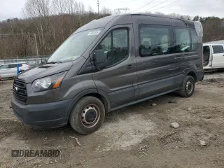 2019 Ford Transit Passenger XL with VIN 1FBAX2CM5KKB18955, listed as a Copart auction lot 48041645 with 65,430 mi miles and Salvage Title. Bid and sale history available at carsss.com. Image 1.