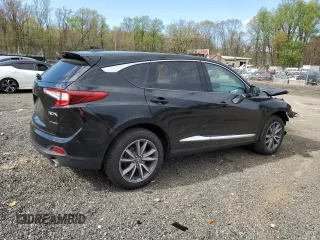 2020 Acura RDX Technology with VIN 5J8TC2H58LL003863, listed as a Copart auction lot 52949325 with 52,498 mi miles and Salvage title. Bid and sale history available at DreamBid. Image 3.