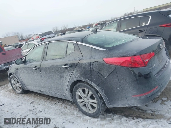2013 Kia Optima EX with VIN 5XXGN4A72DG143975, listed as a IAAI auction lot 41385803 with 216,203 mi miles. Bid and sale history available at carsss.com. Image 14.