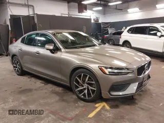 2020 Volvo S60 Momentum with VIN 7JRA22TKXLG048447, listed as a IAAI auction lot 41669639 with 52,744 mi miles. Bid and sale history available at carsss.com. Image 1.