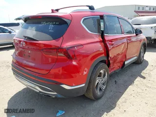 2022 Hyundai Santa Fe SEL with VIN 5NMS24AJ3NH455871, listed as a IAAI auction lot 42074351 with 14,062 mi miles. Bid and sale history available at carsss.com. Image 4.