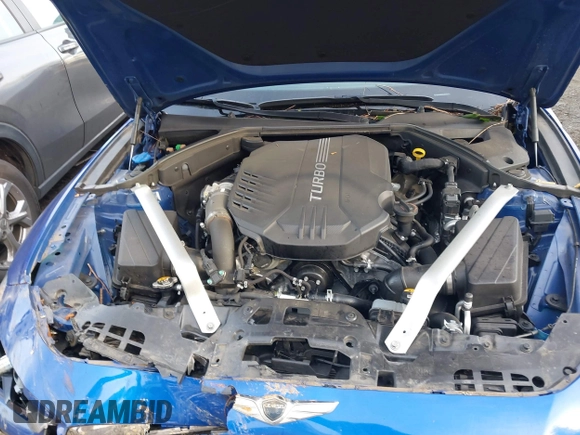 2020 Genesis G70 3.3T with VIN KMTG34LEXLU049127, listed as a IAAI auction lot 41376324 with 38,539 mi miles and . Bid and sale history available at DreamBid. Image 10.