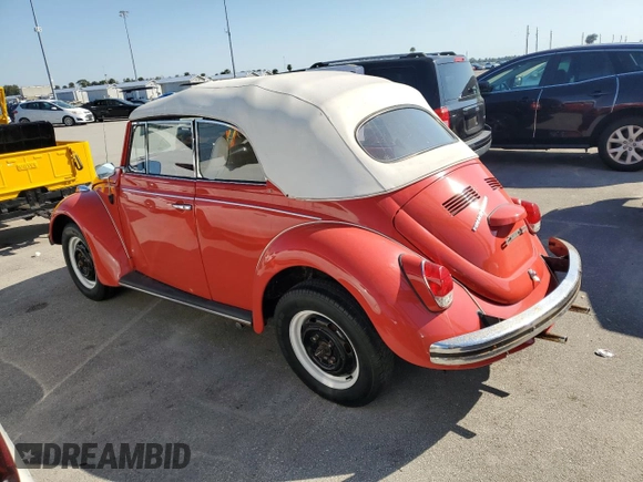 1968 Volkswagen Beetle with VIN 158568466, listed as a Copart auction lot 74978484 with 51,303 mi miles and Salvage Title. Bid and sale history available at DreamBid. Image 2.