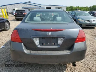 2007 Honda Accord LX with VIN 1HGCM56407A187500, listed as a Copart auction lot 58817065 with 51,020 mi miles and Salvage title. Bid and sale history available at DreamBid. Image 6.