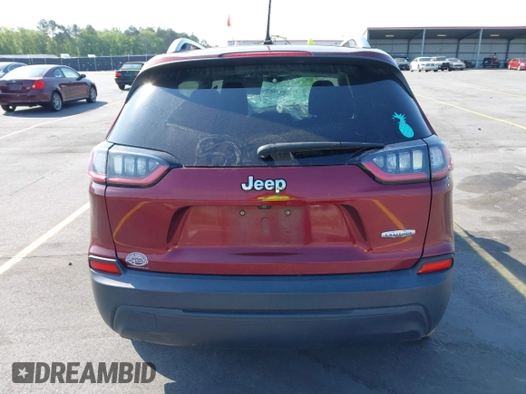 2019 Jeep Cherokee Latitude with VIN 1C4PJLCB4KD358305, listed as a IAAI auction lot 41990957 with 121,024 mi miles. Bid and sale history available at carsss.com. Image 17.
