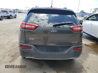 2014 Jeep Cherokee Limited with VIN 1C4PJLDB1EW154245, listed as a Copart auction lot 54428845 with 122,370 mi miles and Salvage Title. Bid and sale history available at DreamBid. Image 6.