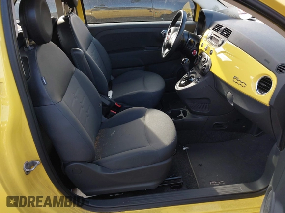 2013 FIAT 500 Pop with VIN 3C3CFFARXDT584755, listed as a IAAI auction lot 41623090 with 87,776 mi miles. Bid and sale history available at carsss.com. Image 5.