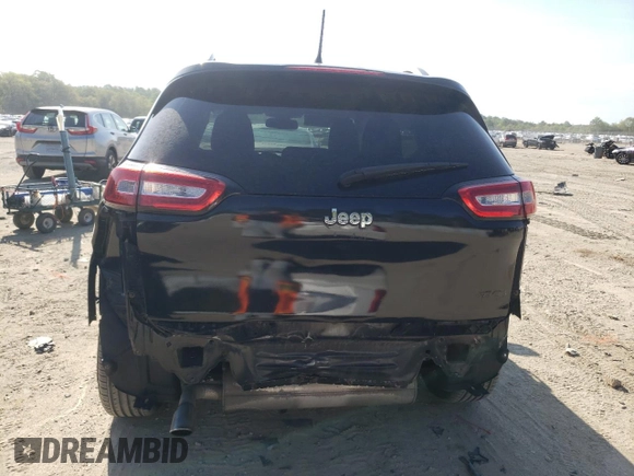 2014 Jeep Cherokee Latitude with VIN 1C4PJLCB0EW148910, listed as a Copart auction lot 54118555 with 154,245 mi miles and Salvage Title. Bid and sale history available at DreamBid. Image 6.