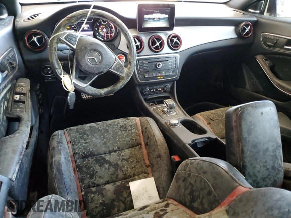 2015 Mercedes-Benz CLA 45 AMG with VIN WDDSJ5CB8FN218575, listed as a Copart auction lot 79330934 with 75,167 mi miles and Non Repairable. Bid and sale history available at DreamBid. Image 8.