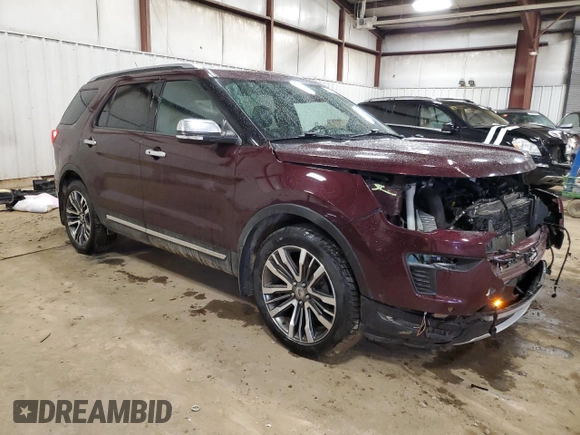 2018 Ford Explorer Platinum with VIN 1FM5K8HT7JGC04800, listed as a Copart auction lot 50972465 with 91,942 mi miles and Clean Title. Bid and sale history available at carsss.com. Image 4.